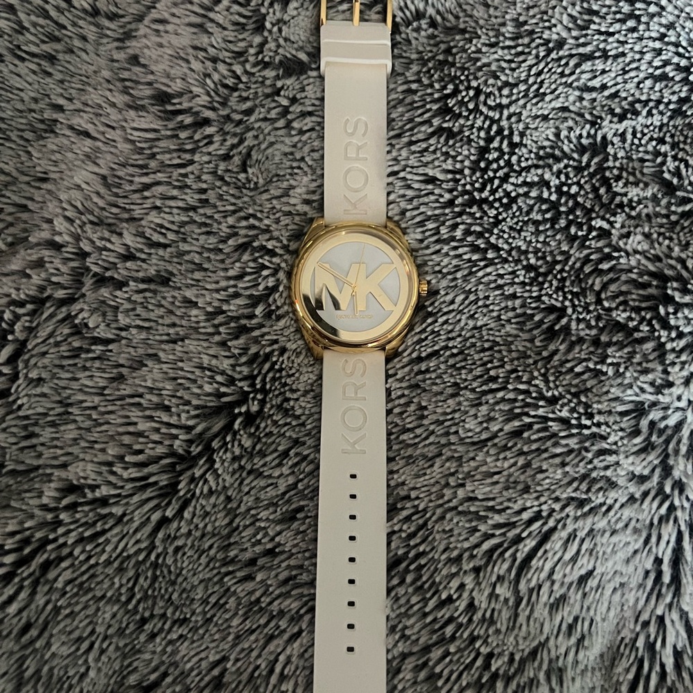 Michael Kors Gold and Cream Women's Watch